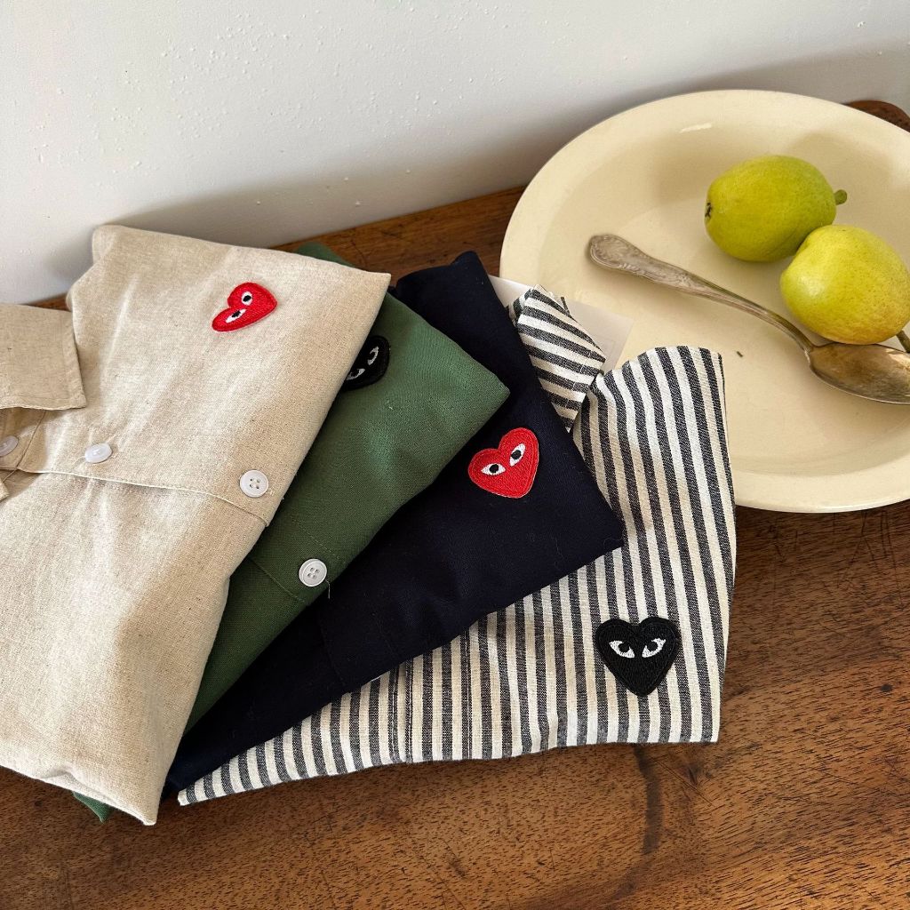 CK(L)567 LOV3 Long sleeve Shirt | Kemeja Linen Lengan Panjang Anak Laki-Laki | Baju Anak