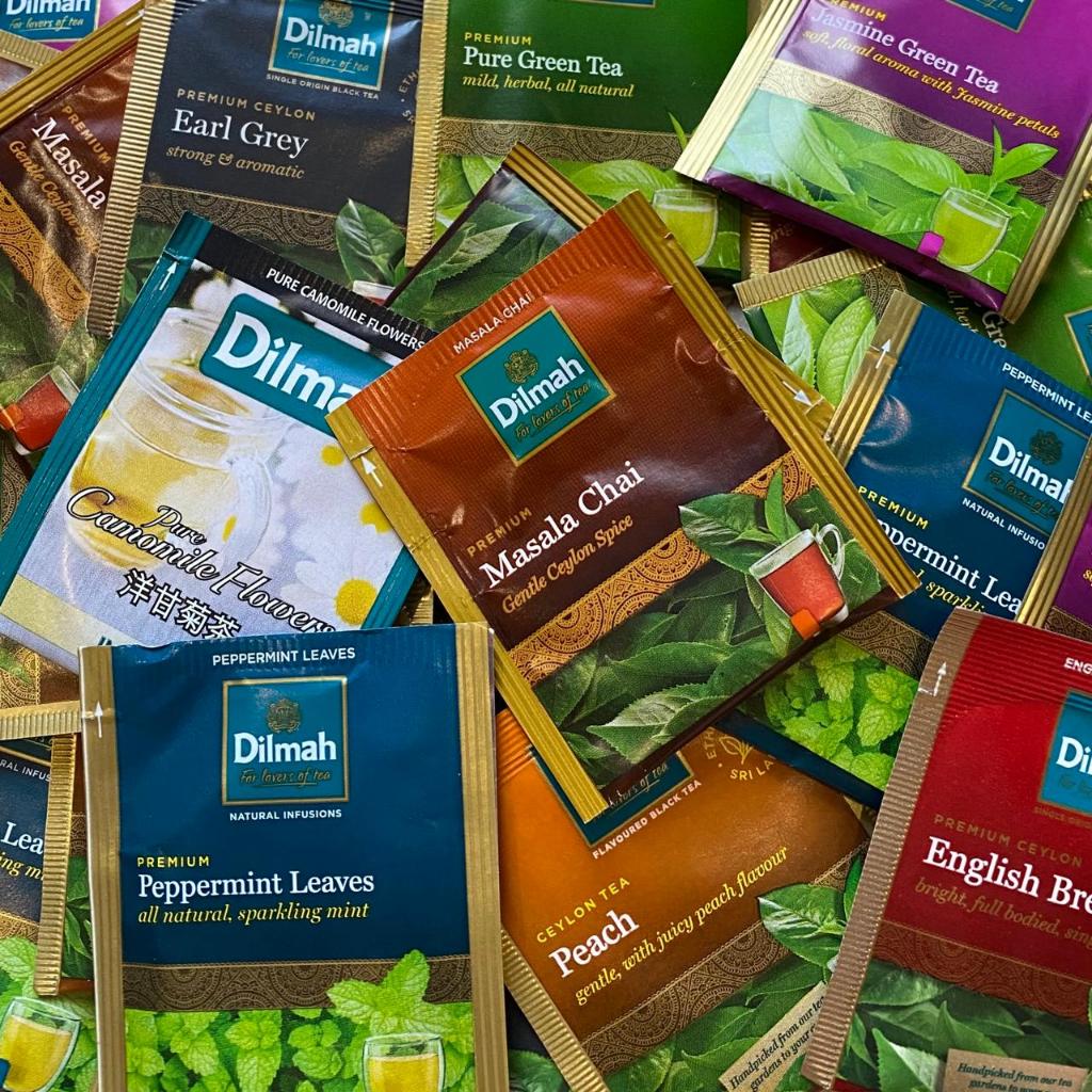 

Teh Premium Dilmah Tea Envelope Sachet Ecer Jasmine Green Tea Earl Grey Camomile English Breakfast