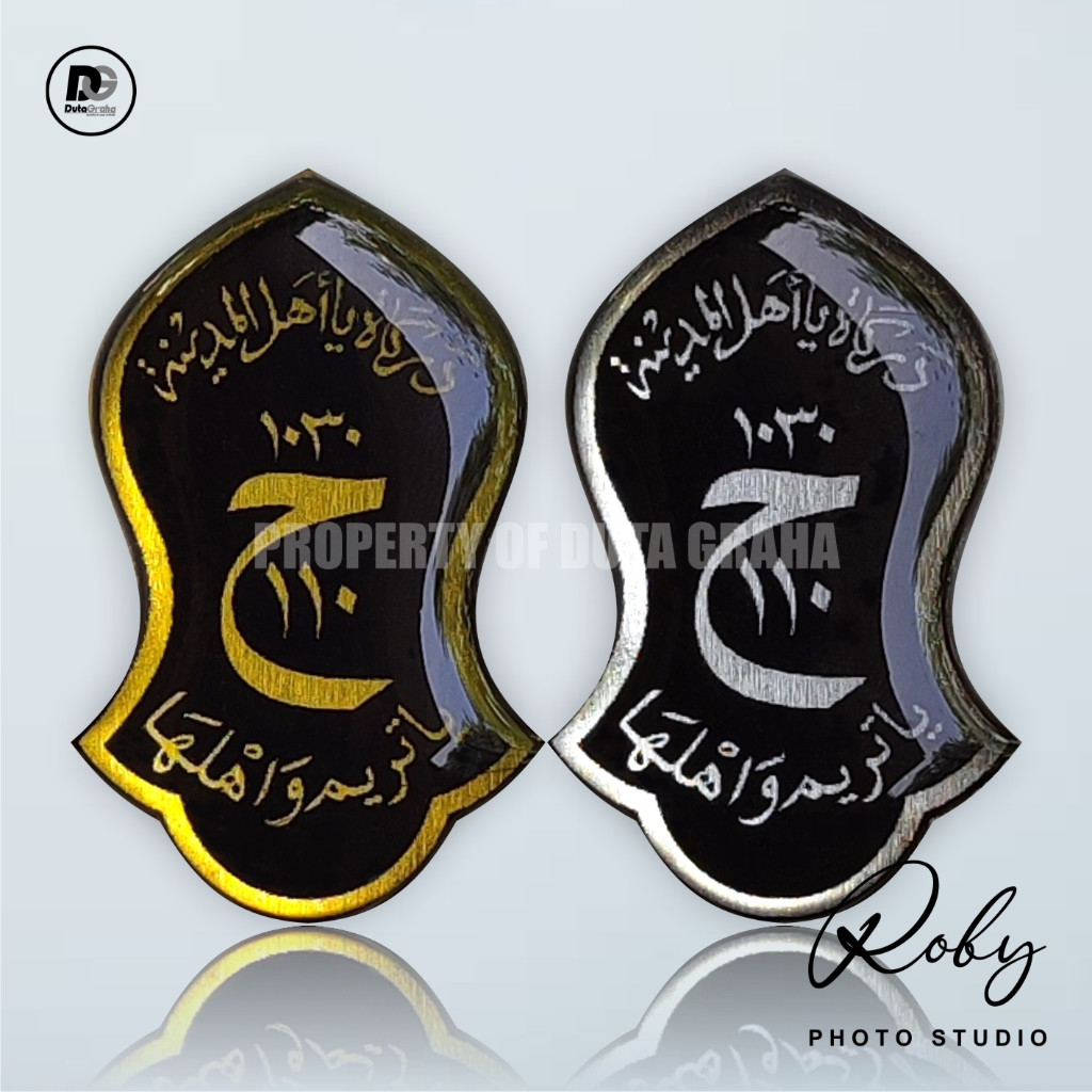 [TEROMPAH] DARKAH YA AHLAL MADINAH Pin Bros Aksesoris Souvenir HIJAB