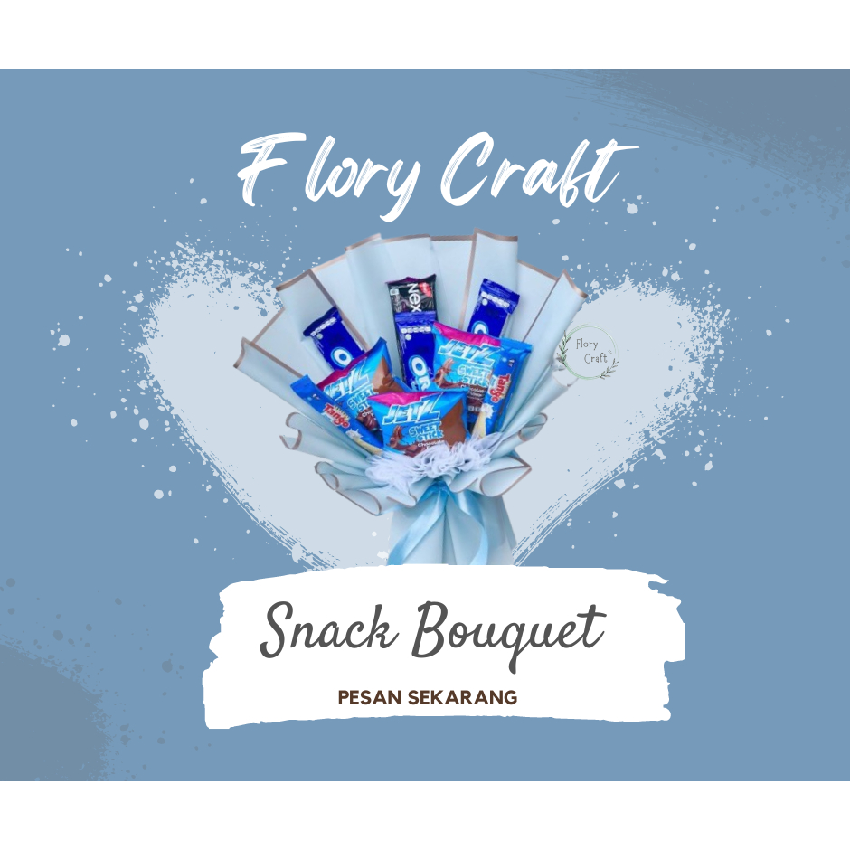 

Buket Snack Tema Biru