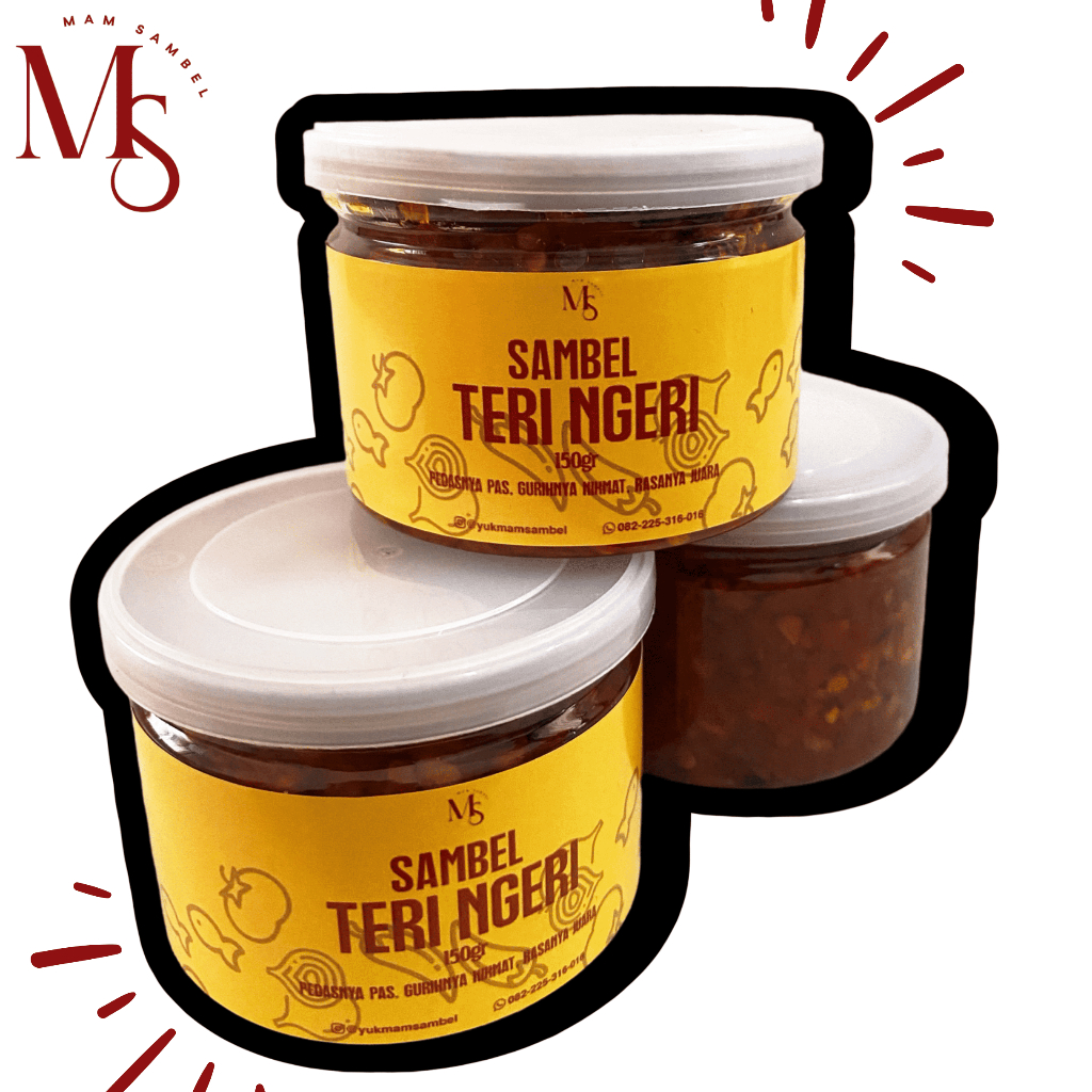 

Mam Sambel (MS) - Sambel TERI NGERI 150gr
