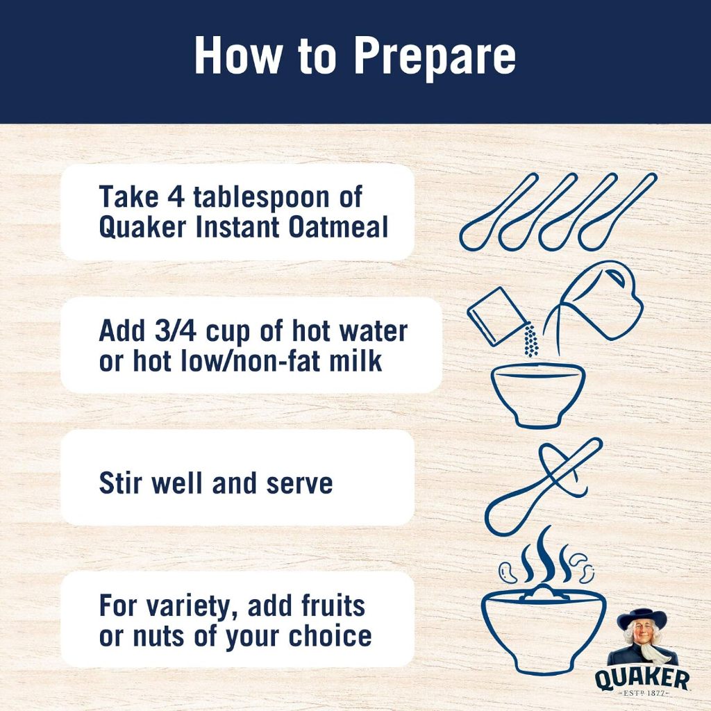 

NG Quaker Instant Oatmeal 1200 Gr Pouch 1200Gr