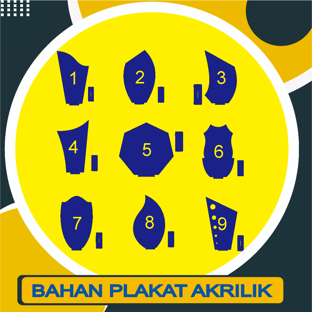 

Bahan Plakat akrilik/ plakat akrilik kosongan