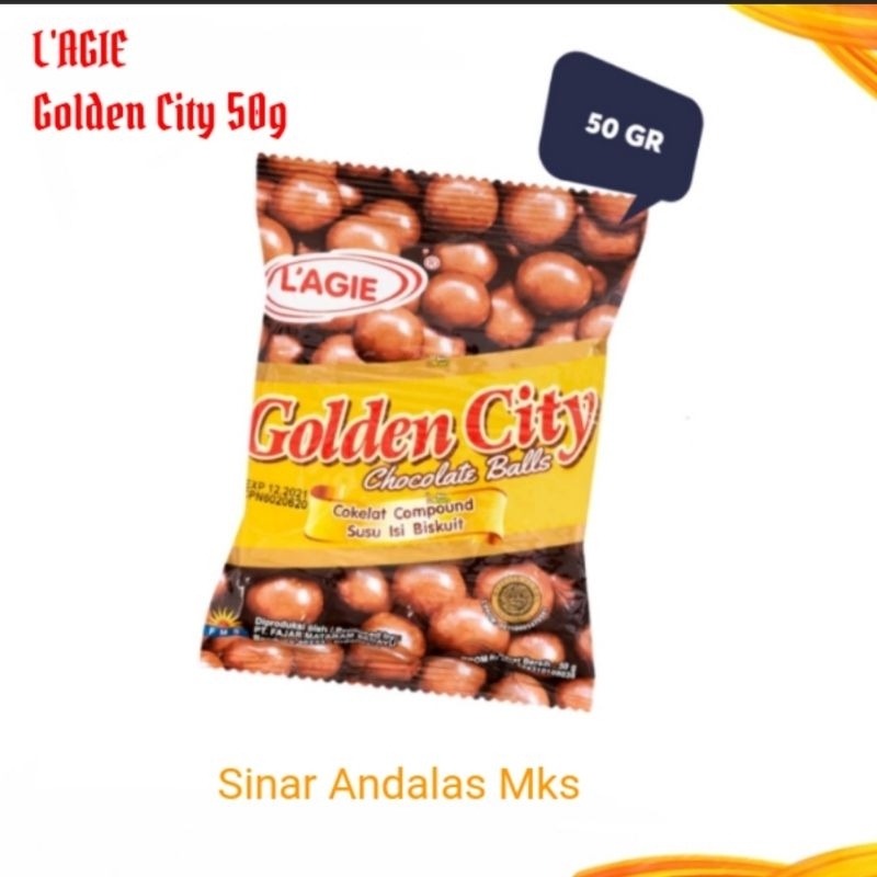 

Lagie Golden City 50g Lagie Chocolate Balls 50g