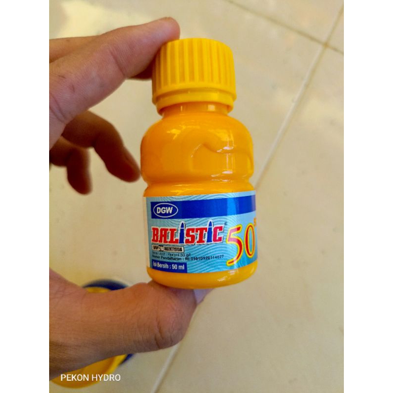 BALISTIC 50 SC 50 ML PEMBASMI HAMA SEMUT KUTU INSEKTISIDA FIPRONIL ZPT DGW balistic balistik