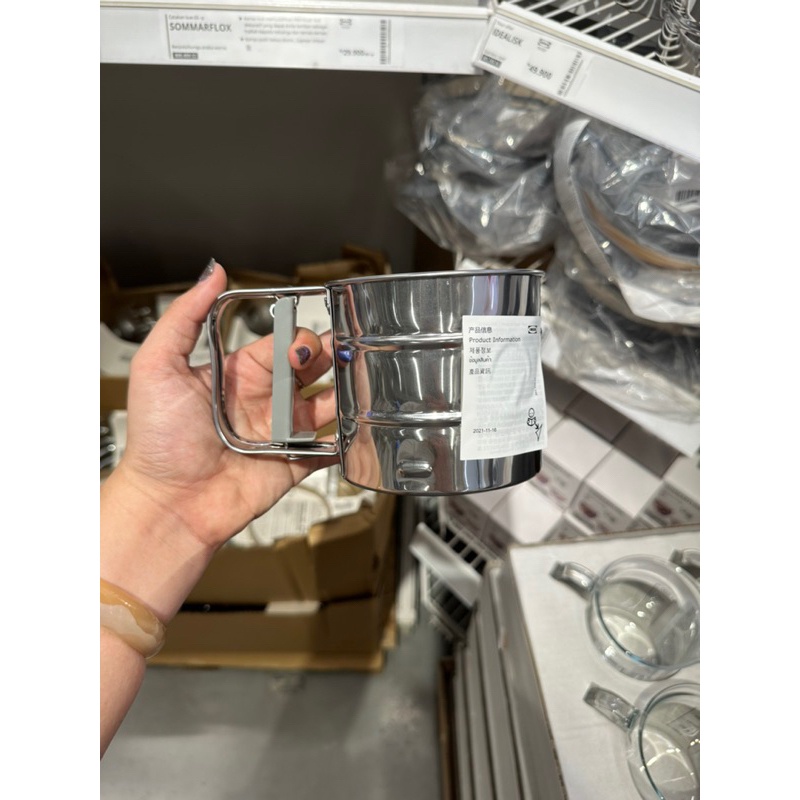 TERBAIK IDEALISK CANGKIR SARINGAN TEPUNG STAINLESS STEEL  Ayakan Penyaring Tepung Mesh StainlessAyak