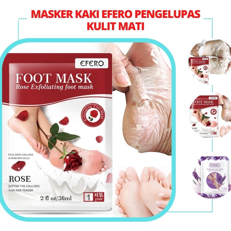 KODE B28G MASKER KAKI PENGELUPAS KULIT MATI FOOT MASK OBAT KAKI PECAH DAN KERING