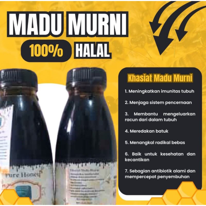 

MADU MURNI ASLI 100% | MADU HUTAN DUMAI RIAU | TERDAPAT BANYAK KHASIAT UNTUK TUBUH