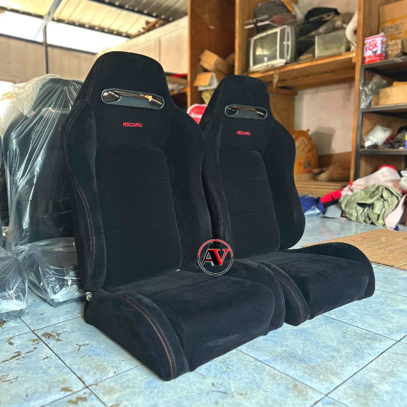 Jok mobil racing recaro sr3 suede universal