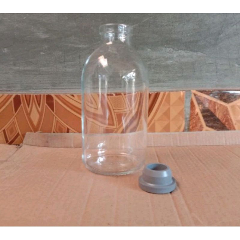 BOTOL KACA 250 ML 6 PCS FREE PACKING KARDUS