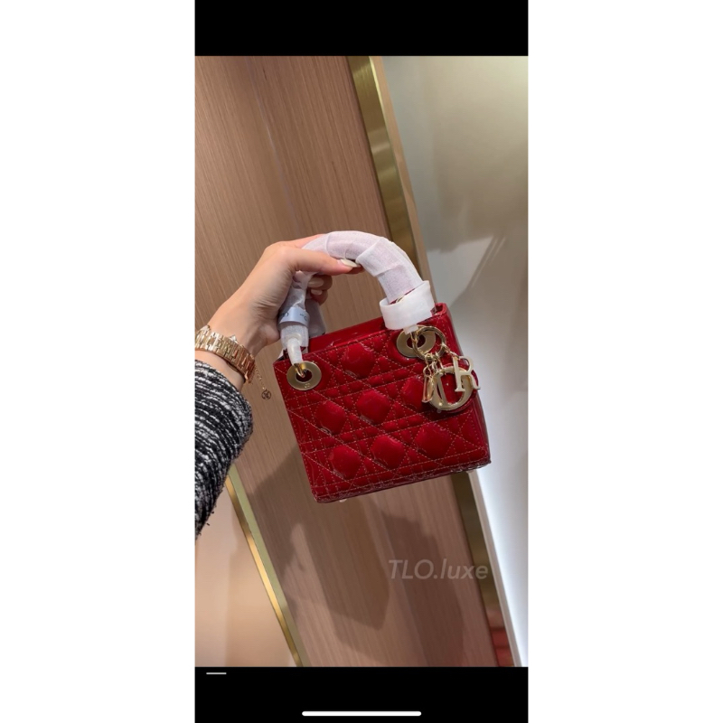 LADY DIOR MINI RED