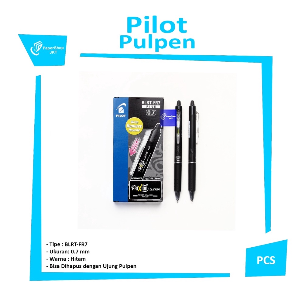 

SALE 66 FRIXION Pilot Pulpen Pen Clicker Bisa Dihapus PCS Model Terbaru