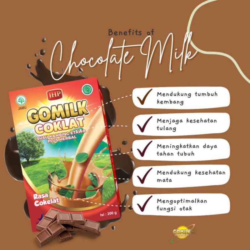 

GoMilk varian coklat