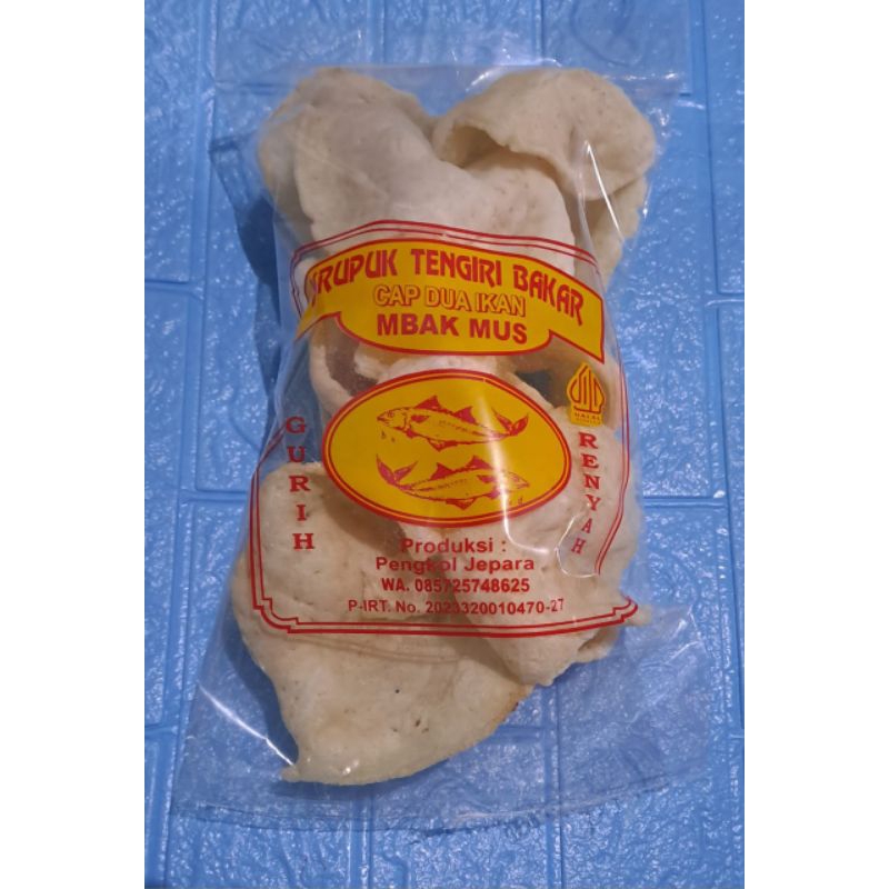 

krupuk bakar tengiri matang