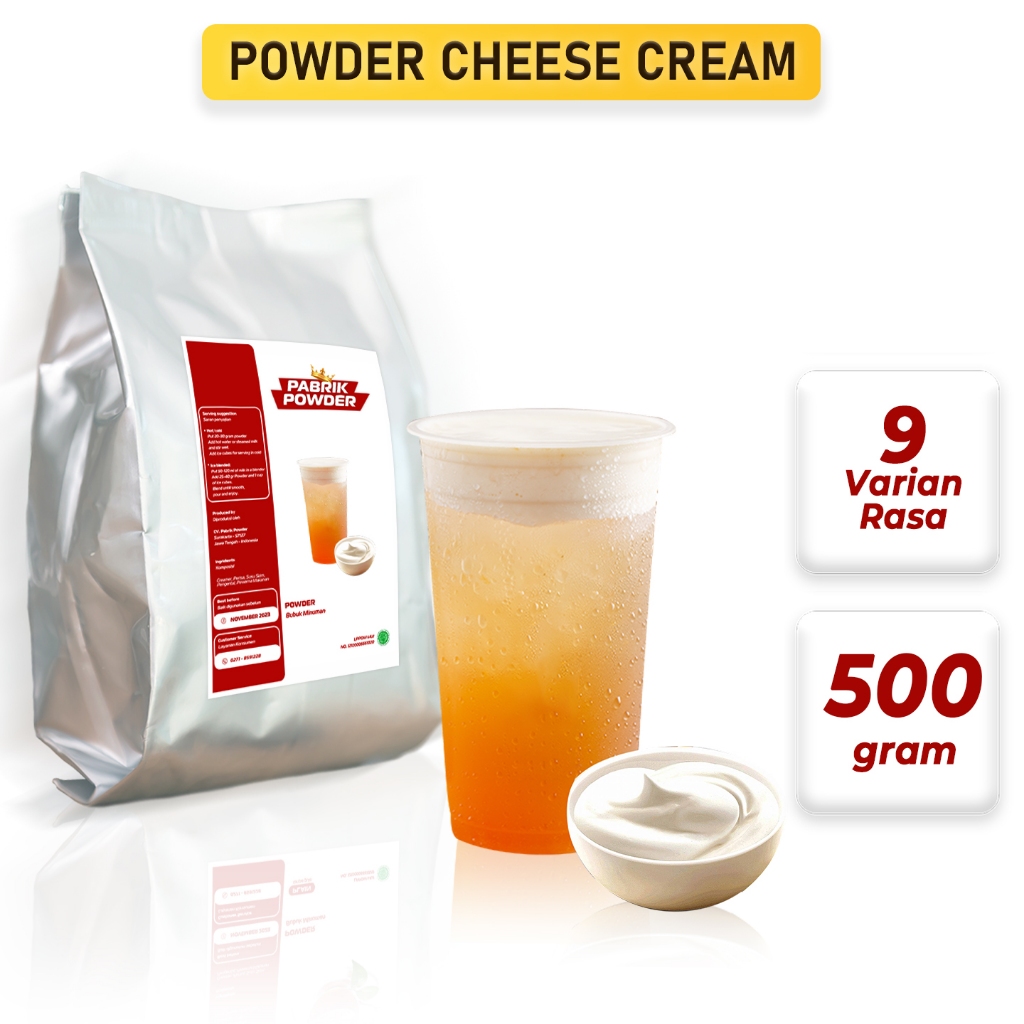 

Powder Cheese Cream Foam 500 gram