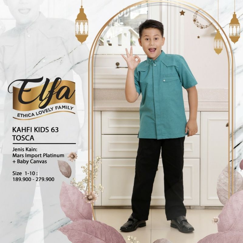 ETHICA KOKO ANAK SATU SET KAHFI KIDS 63 TOSCA