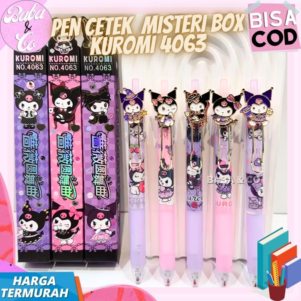 

PULPEN MISTERI KUROMI 4063 PEN CETEK MEWAH KUROMI 4063 MISTER BOX PULPEN CETEK LUCU UNIK PEN SANRIO MYSTERY