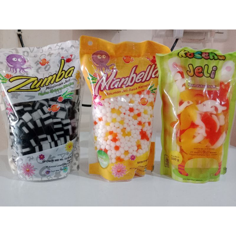 

JELLY MOTIF KARAKTER UNTUK CAMPURAN MINUMAN 500GR/JELLY ZUMBA/JELLY MARBELLA/JELLY KOSENA