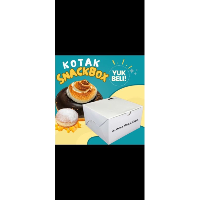 

(1set isi 50pcs)Kotak Snackbox Premium/UK.14cm x 12cm x 6,5cm