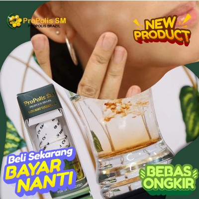 PROPOLIS SM DI OLES - obat penghilang bercak putih di wajah, penghilang buras di wajah, penghilang b