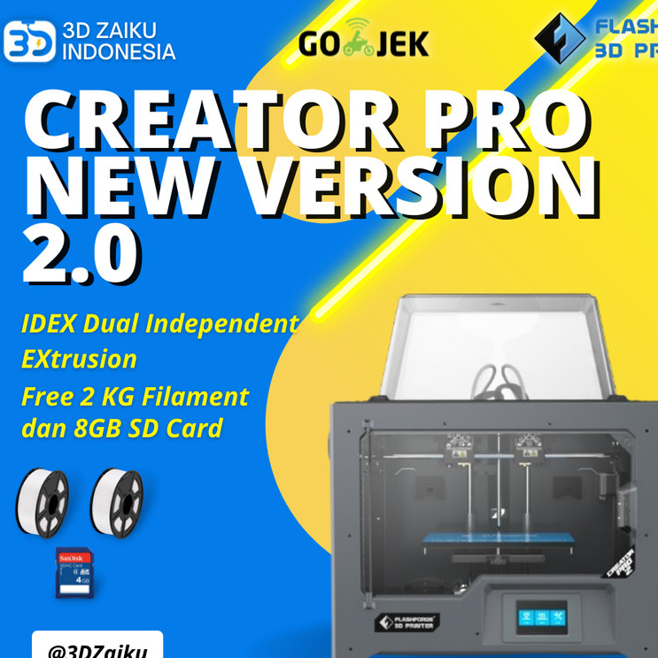 3D Printer Flashforge Creator Pro Dual Extrusion