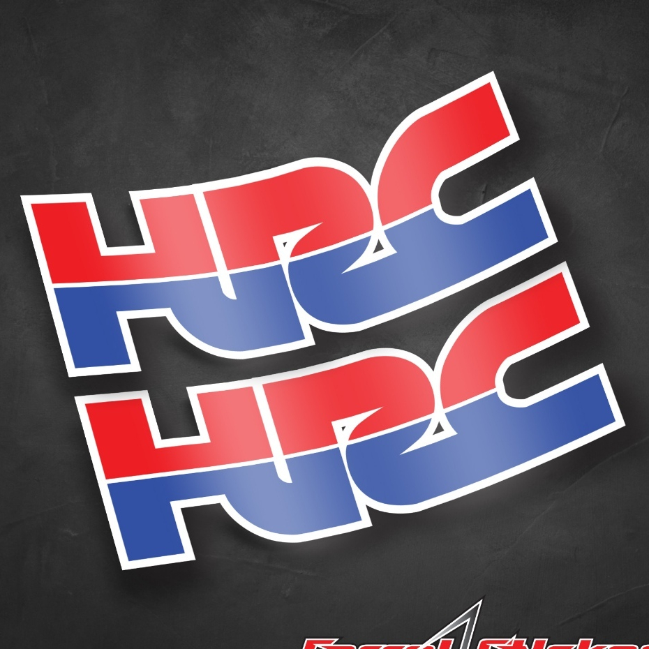 

stiker sticker HRC 8 X 3 isi 2