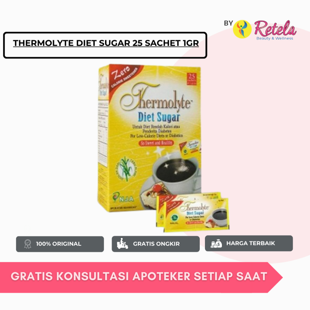 

THERMOLYTE DIET SUGAR 25`S@1GR