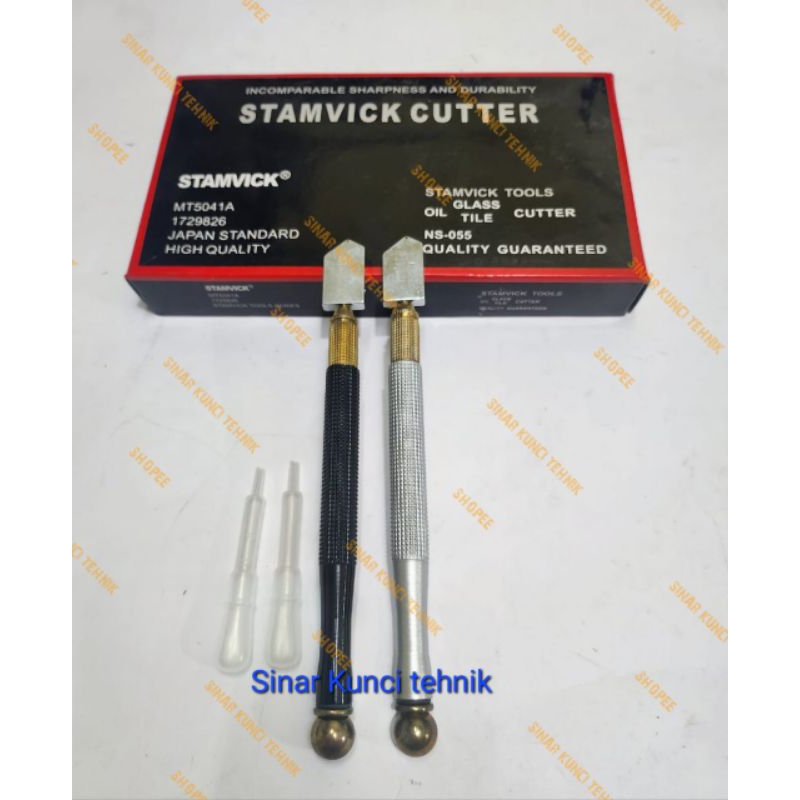 Pisau Potong Kaca STAMVICK / Toyo Glass Cutter Tile Pemotong Kaca Stamvick SUPER