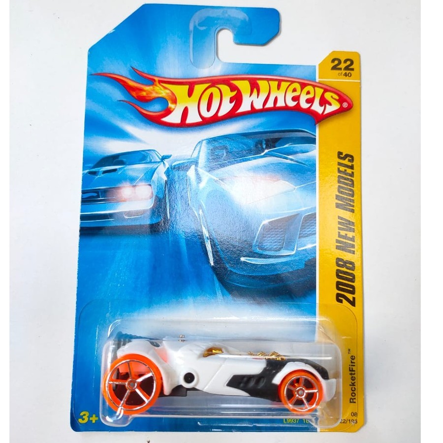 HW Hot Wheels RocketFire Rocket Fire putih 2008 New Models