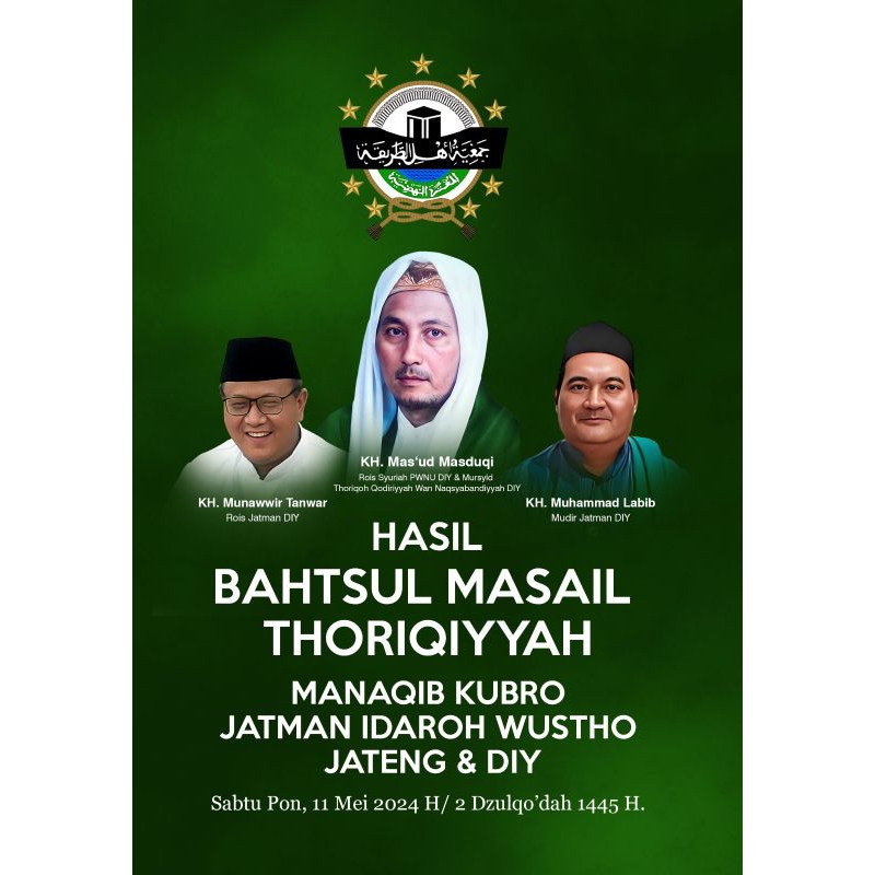Buku Hasil Bahtsul Masail Thoriqiyyah  Jateng & DIY