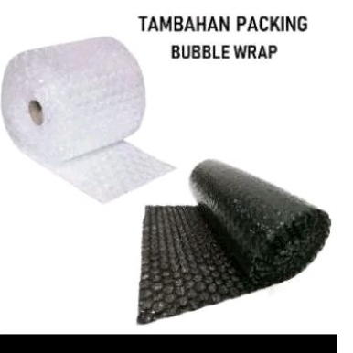 

Bubble Wrap untuk tambahan packing kaca snack dll