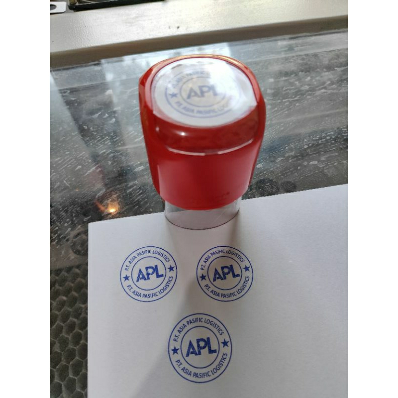 

Stempel trodat 3642 model bulat 1 warna ukuran 4cm