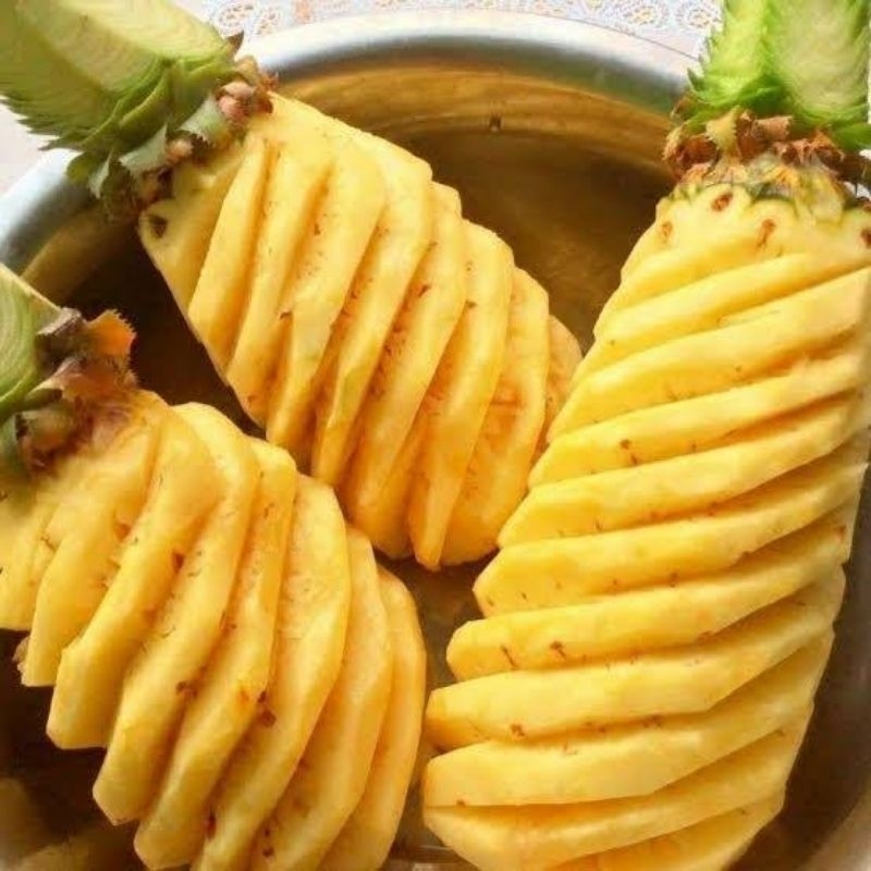 

buah nanas kupas 1kg