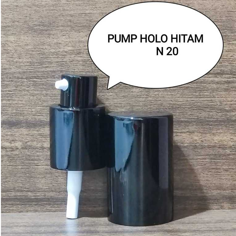 Tutup Botol Neck 20 Tutup Botol Pump Tutup Botol Skincare Neck 20 Tutup Botol Pump Hitam