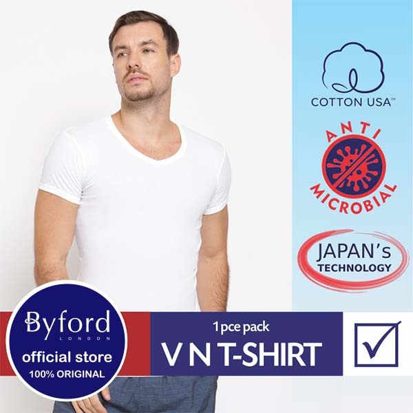 Byford Kaos Dalam Kerah V / TBYT02V1ABWHT