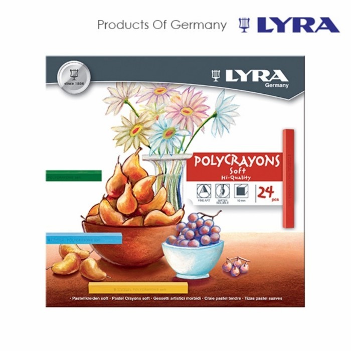

Crayon Stick Artist 24 Wrn Lyra Polycrayon Sofy Hi Quality Oil Pastel