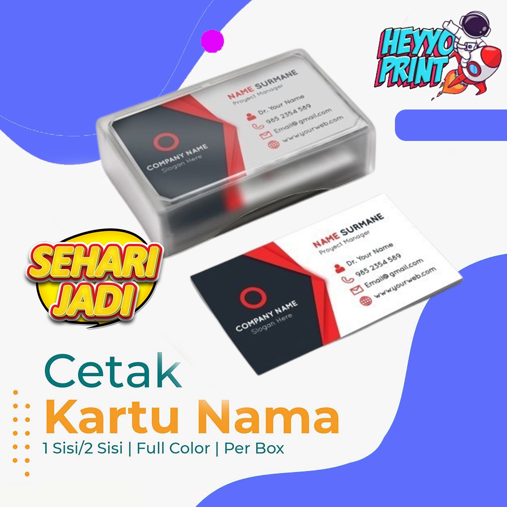 

Cetak Kartu Nama isi 100 Per BOX Sehari Jadi - Gratis Box