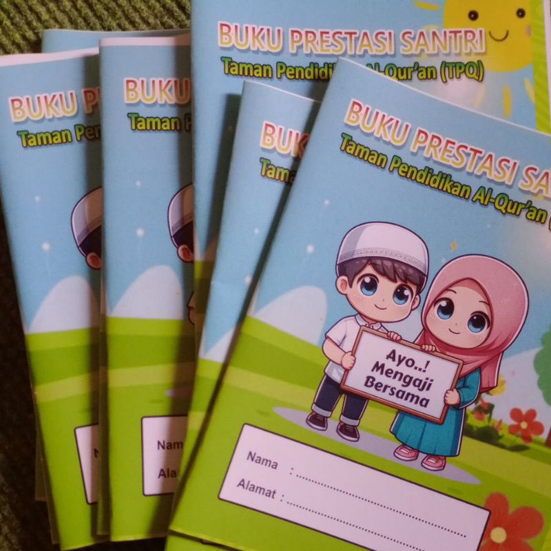 

Ready Buku Prestasi Santri (BPS) Taman Pendidikan Al-Qur'an, TPA, TPQ