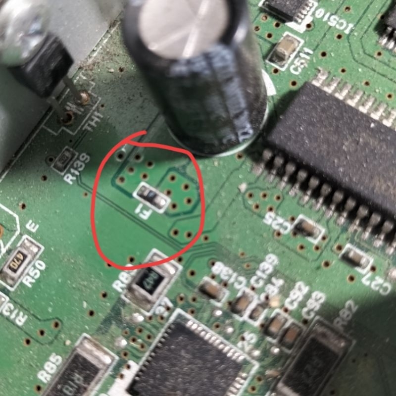 Fuse atau Sikring Epson L1300 untuk atasi hasil print Blank atau Kosong bisa juga untuk L360 L210 L3