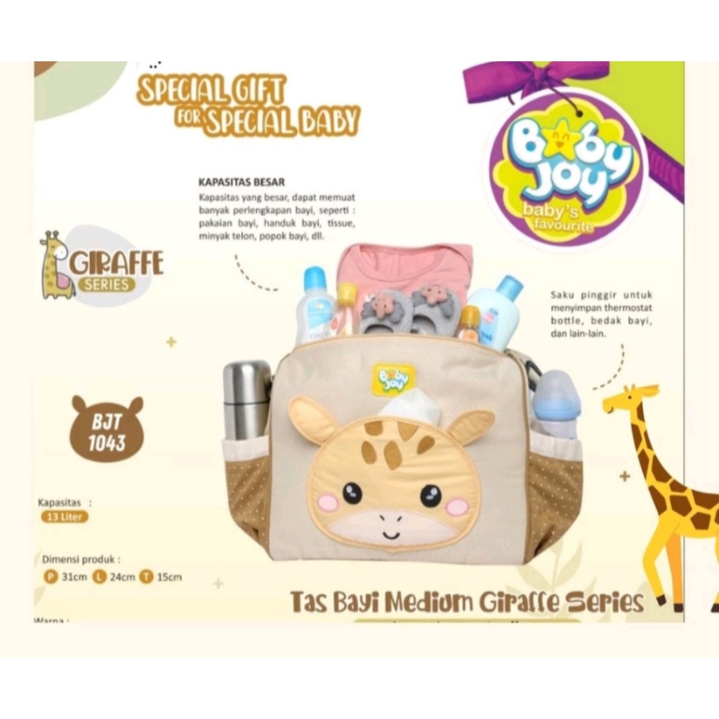 Baby Joy Tas Bayi Baby Joy Giraffe / Gendongan Bayi Baby Joy Giraffe