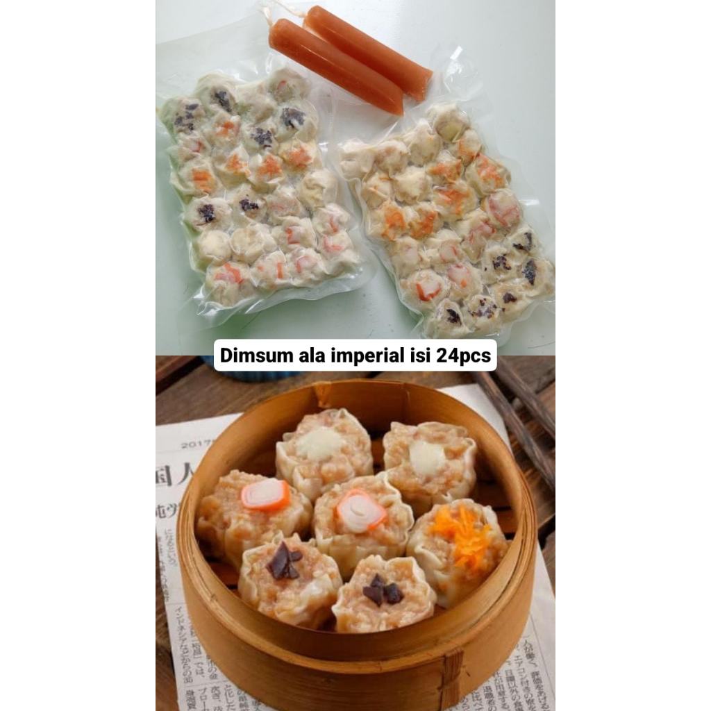 

Dimsum ayam ala imperial isi 24pcs + saus / dimsum ( mini ) frozen