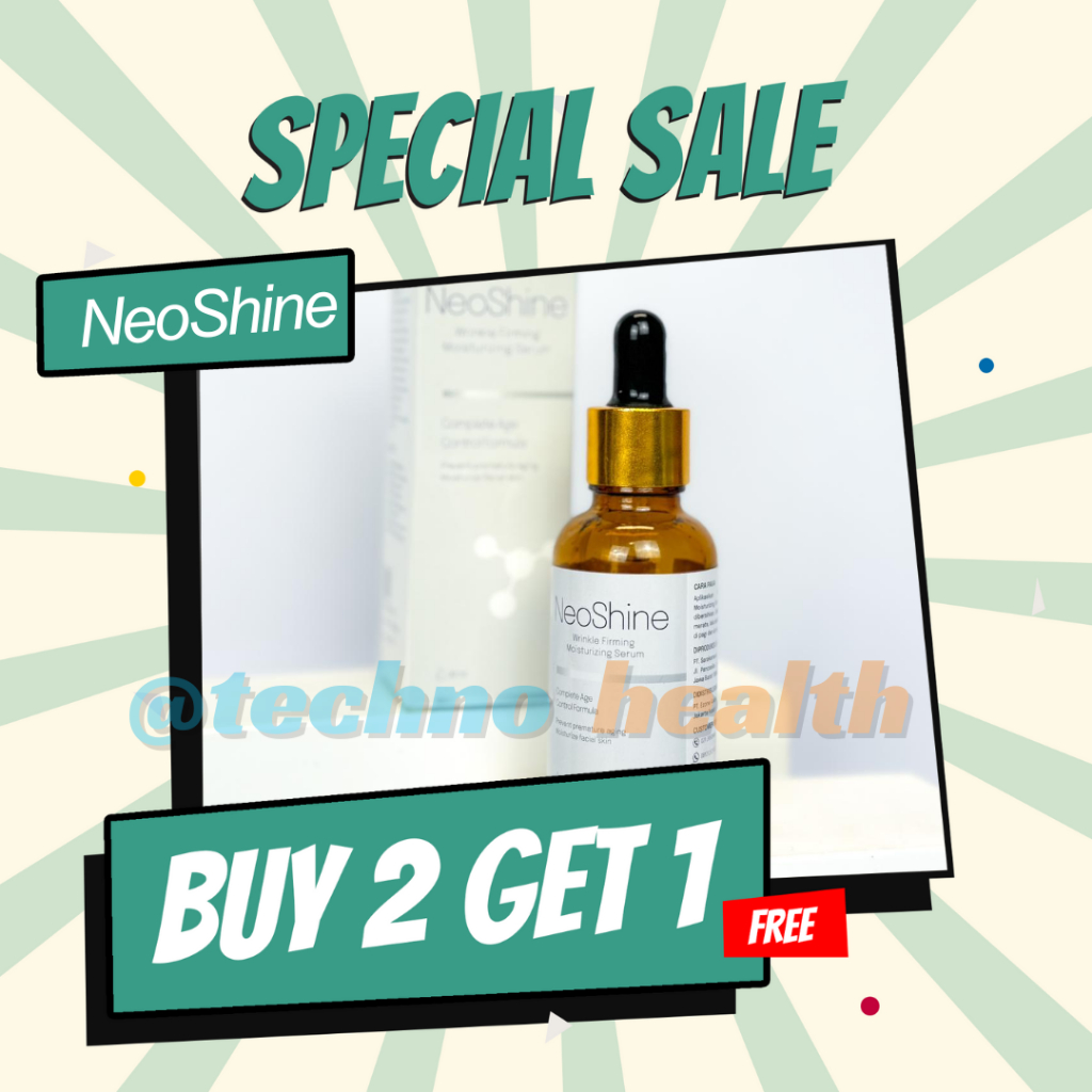 TEKNOHEALTH Neoshine Serum Wajah Original 30mL (3 botol)