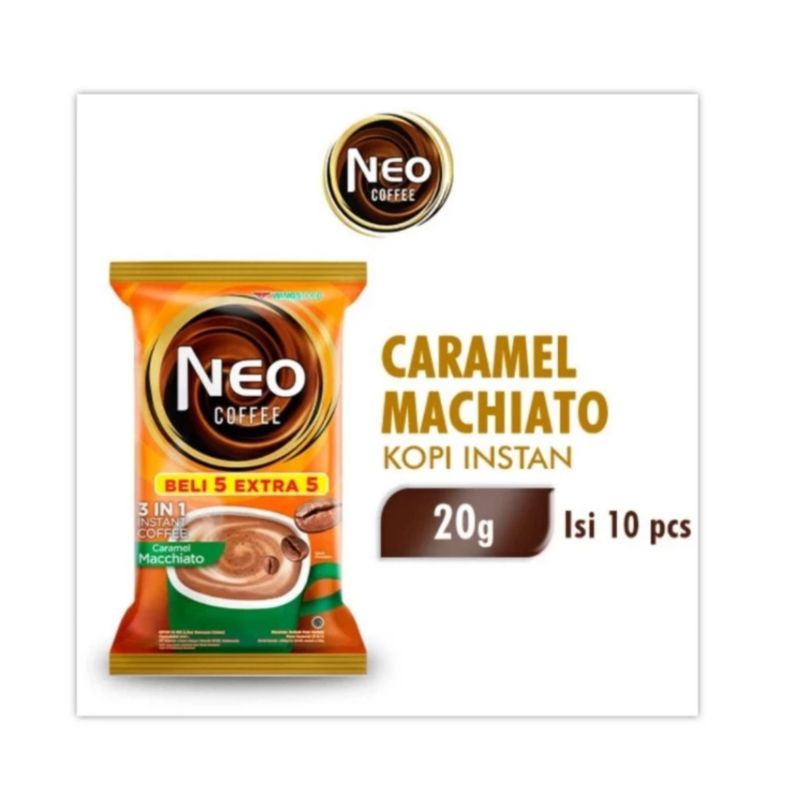 

Neo Coffee Caramel Machiato 10 sachet Kopi Instant