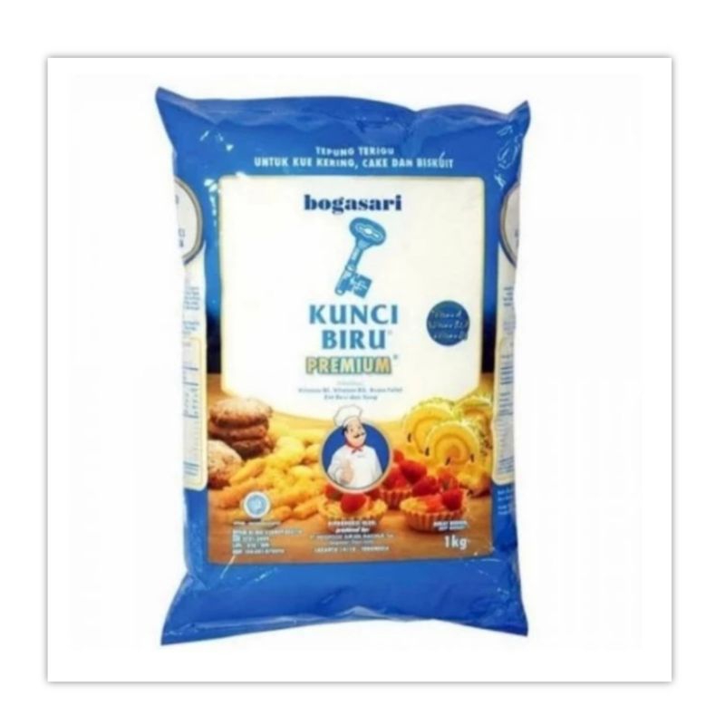 

Kunci Biru 1 kg Tepung Terigu Bogasari