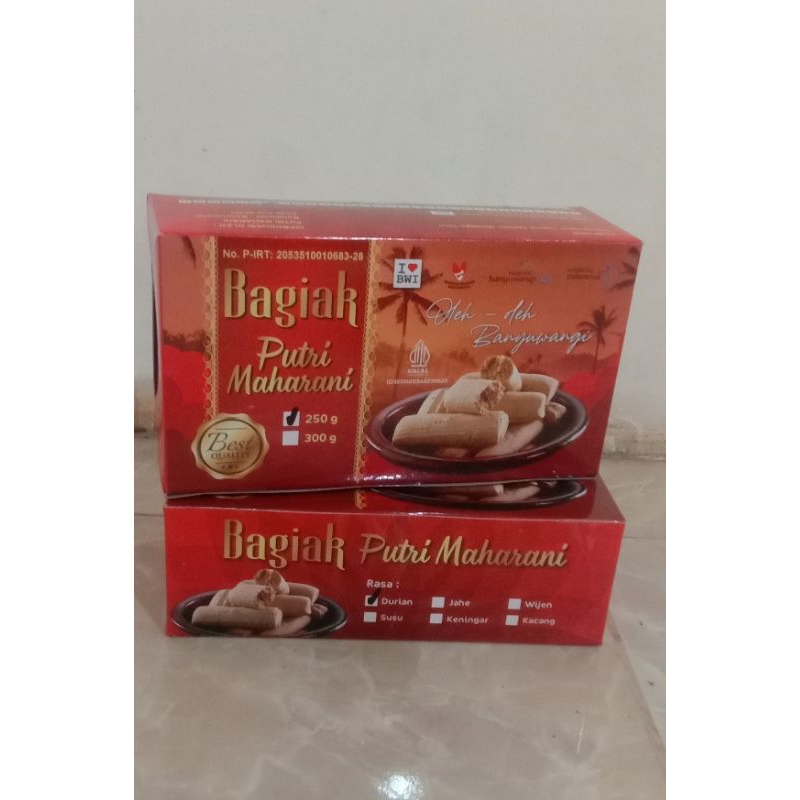 

Bagiak Kotak Khas Banyuwangi 250gr || Bagiak Durian || PUTRI MAHARANI