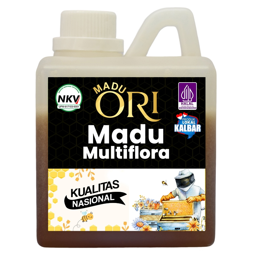 

MADU ORI | MADU MULTIFLORA | 1/2 KG | 100% ASLI