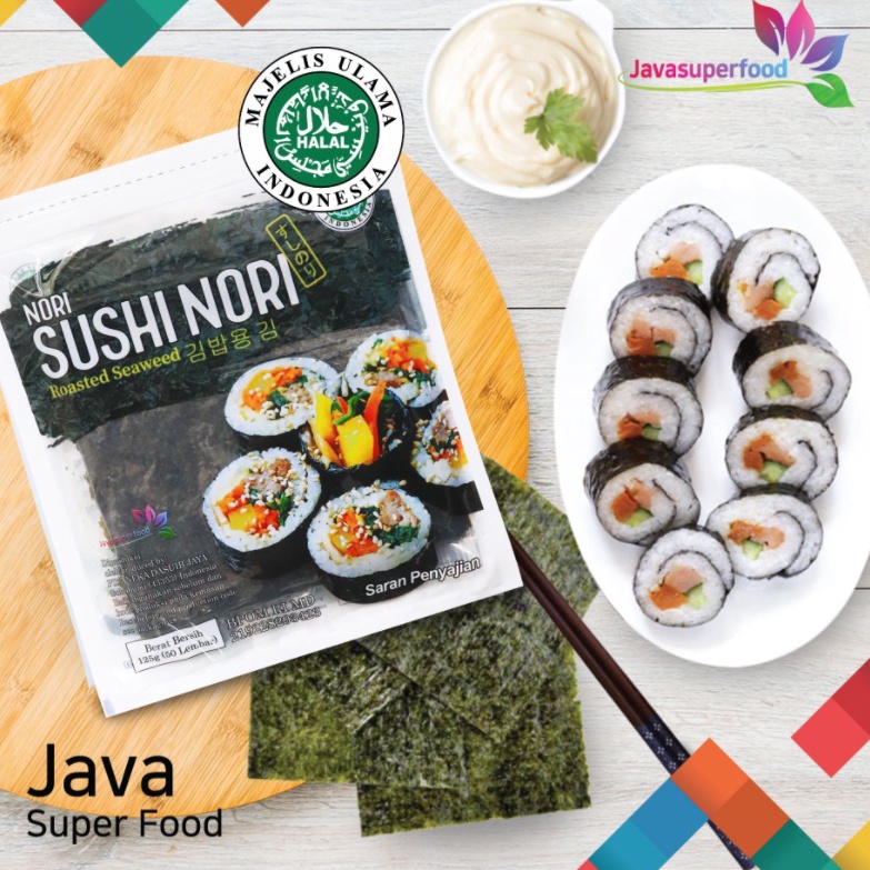 

KODE VBEVO Sushi Nori HALAL Seaweed Rumput Laut Sushi Untuk Kimbab Gimbab