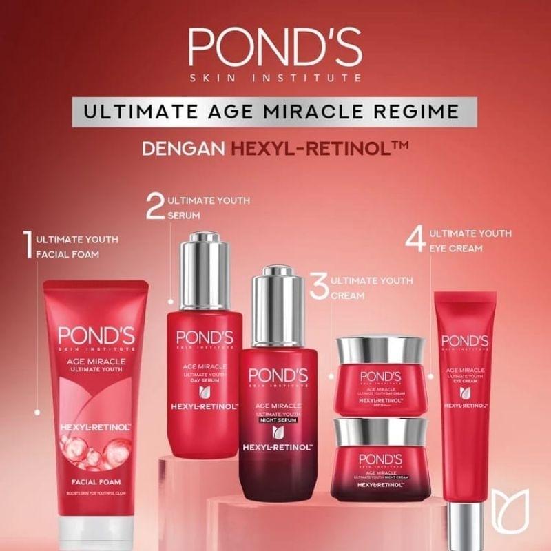[ COSMO ] Ponds Age Miracle Paket Isi 3