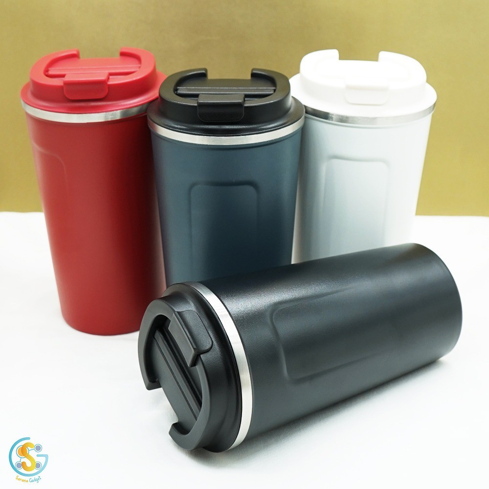 SUPERMARKET IMPORT EKSPOR Termos Kopi Tahan Panas Dingin 380 Ml Aesthetic Tumblr Kopi dan Teh Cup St
