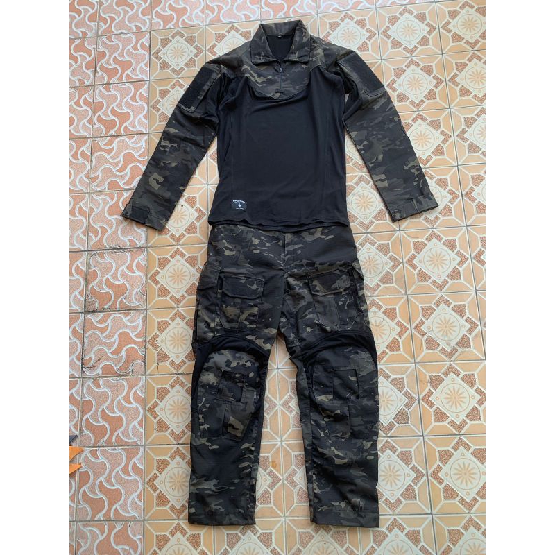 BAJU BDU COMBAT STREAT MULTICAM BLACK DAN TIGER STRIP